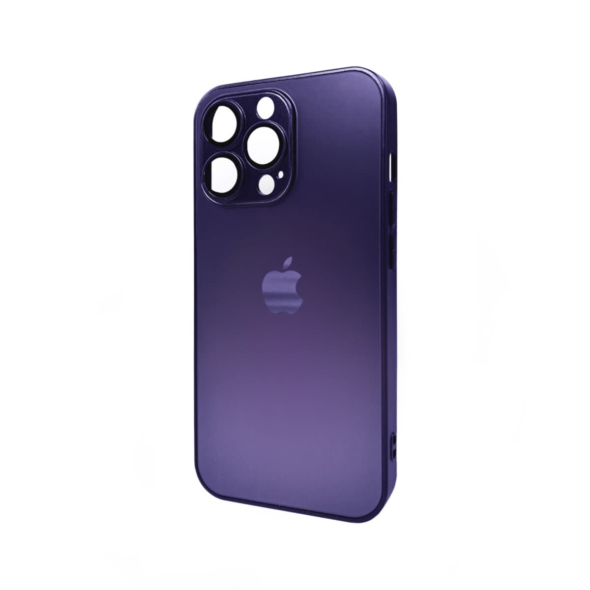 Захисний чохол-накладка AG Glass Matt Frame Color Logo для Apple iPhone 13 Pro Deep Purple (AGMattFrameiP13PPurple)