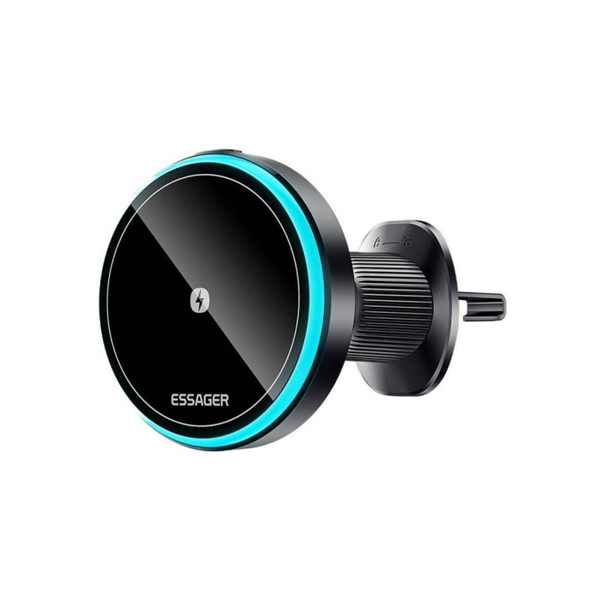 Тримач для телефона автотримач з бездротовою зарядкою ESSEGER element magnetic wireless charging car holder 15W Black (EZJCFK-YS01-Z)