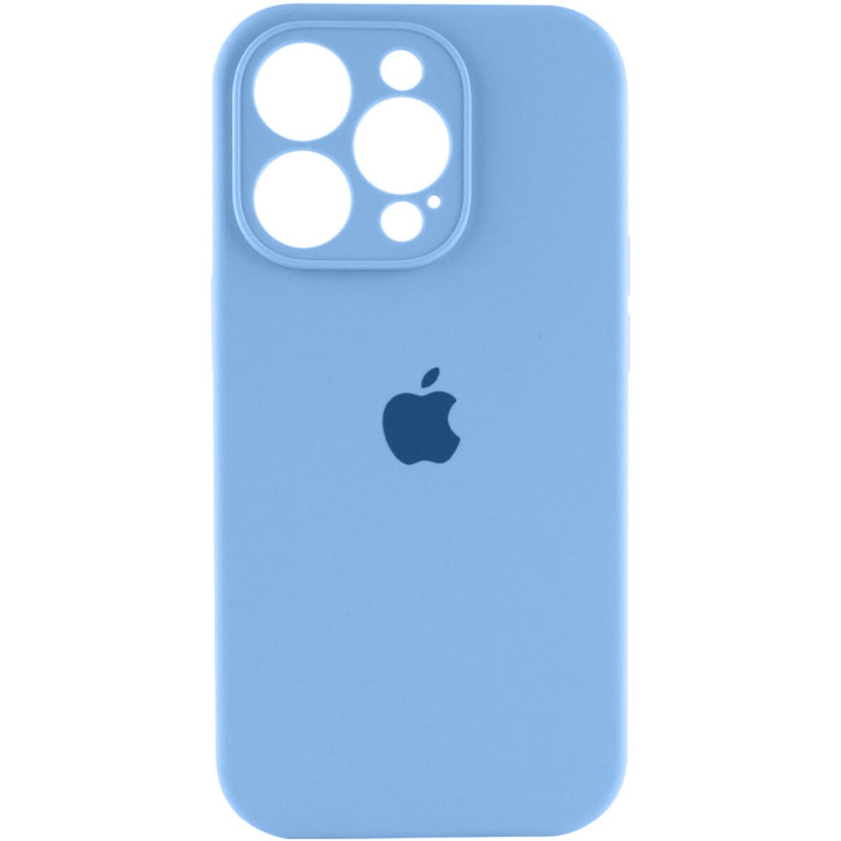 Защитный чехол-накладка Silicone Full Case AA Camera Protect для Apple iPhone 13 Pro Cornflower (FullAAi13P-49)