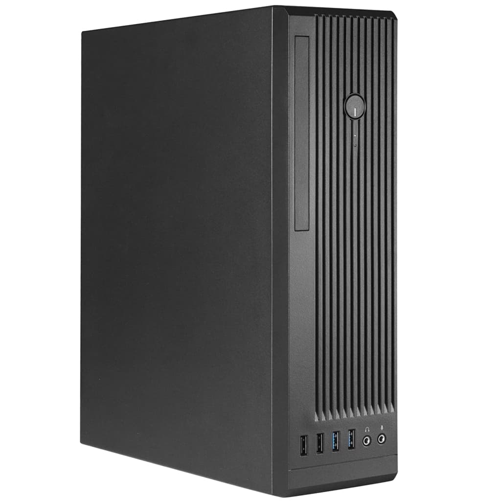 Корпус для комп'ютера Chieftec UNI mATX БЖ 300W SLIM FF Black (BE-10B-300)