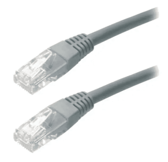 Патч-корд Kingda UTP Cat.5e 0.25m CU Grey (PAUT3025-CU-GY)