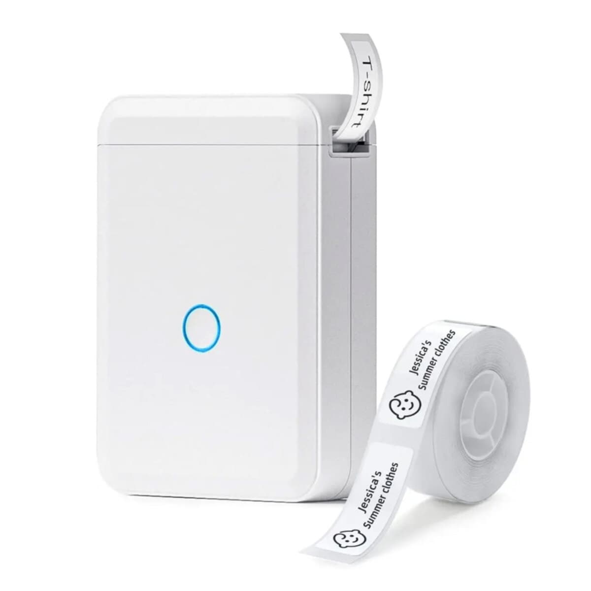 Термопринтер для друку наклейок стікерів NIIMBOT D110 Bluetooth White (A1A88228037)