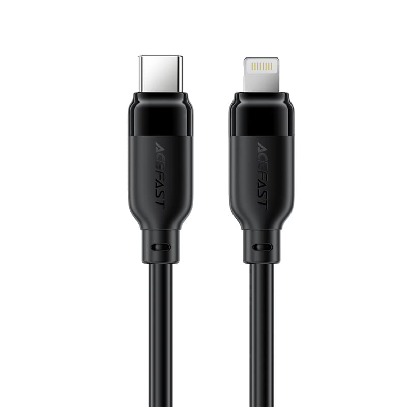 Кабель ACEFAST C16-05 USB to Lightning 30W 2m TPU connectors Black