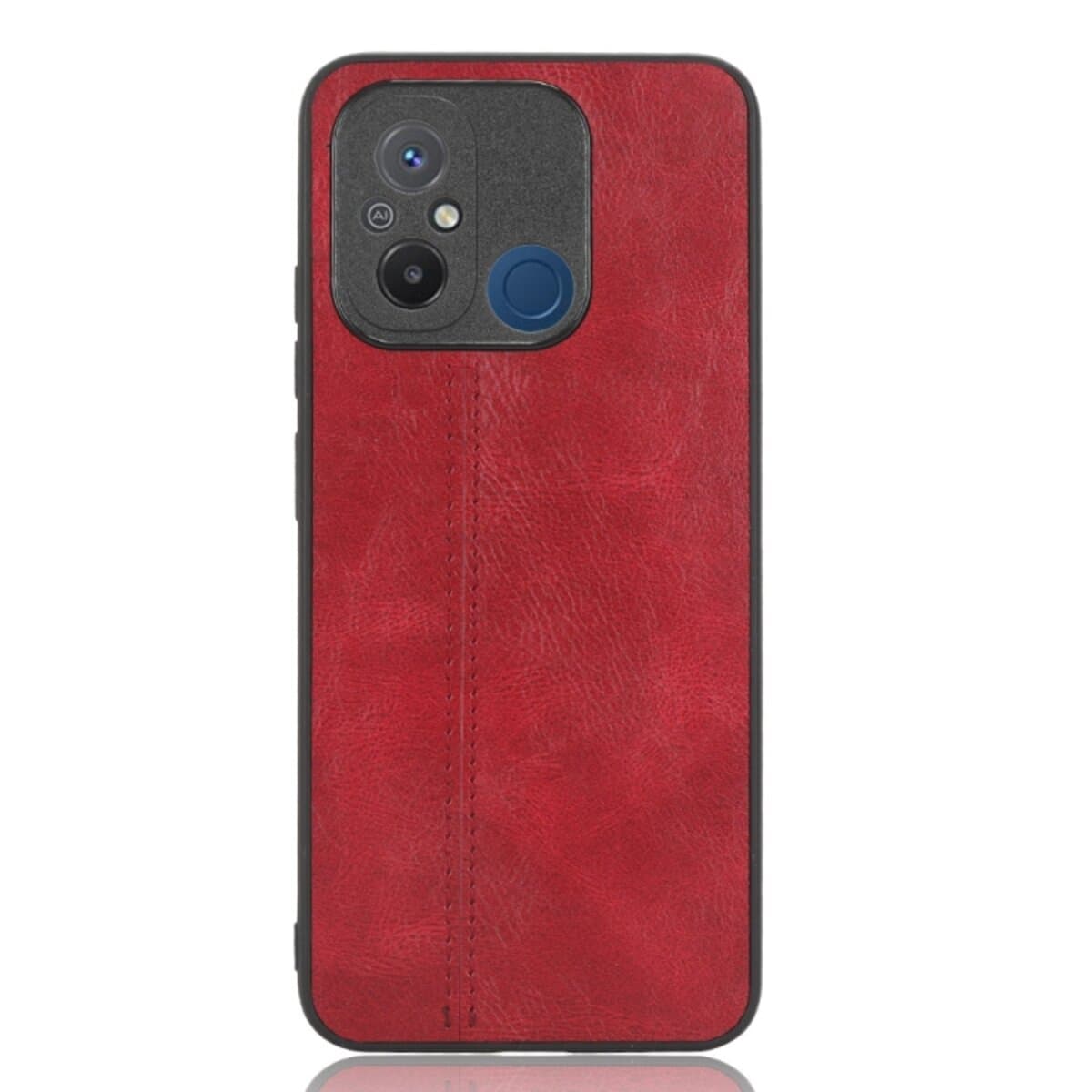 Защитный чехол-накладка Cosmiс Leather Case для Xiaomi Redmi 12C/Poco С55 Red (CoLeathXR12cRed)