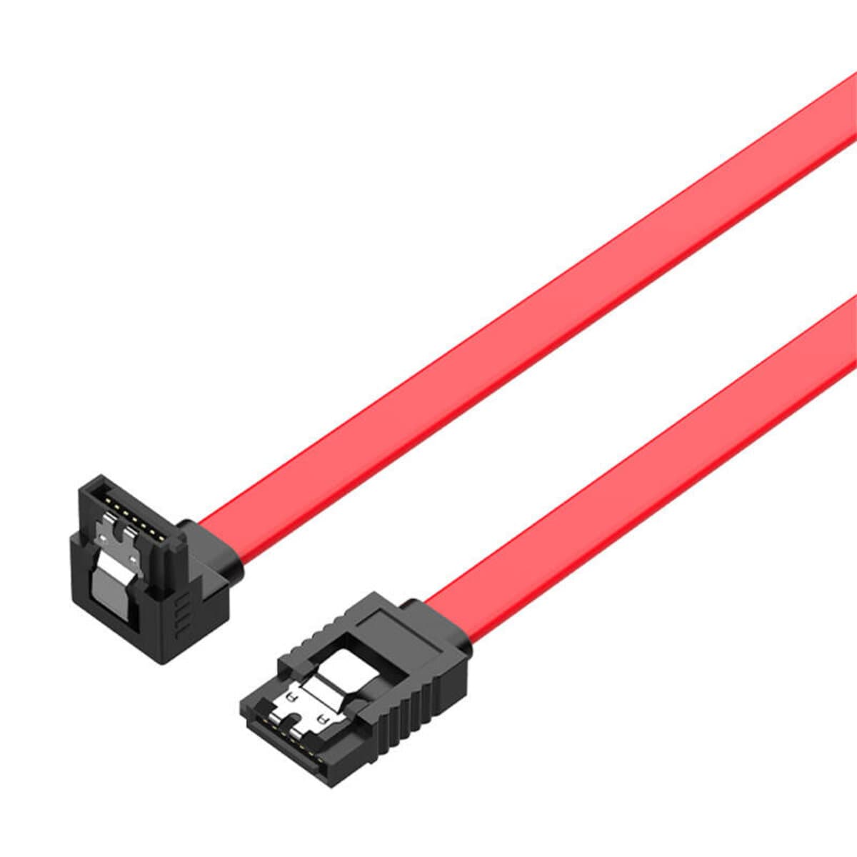 Кабель кутовий Vention SATA 3.0 to SATA 3.0 Cable 0.5m Red (KDDRD)