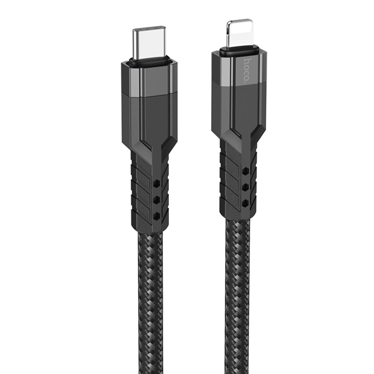 Кабель HOCO U110 Type-C to Lightning PD Charging Data Cable 20W 1.2m Black