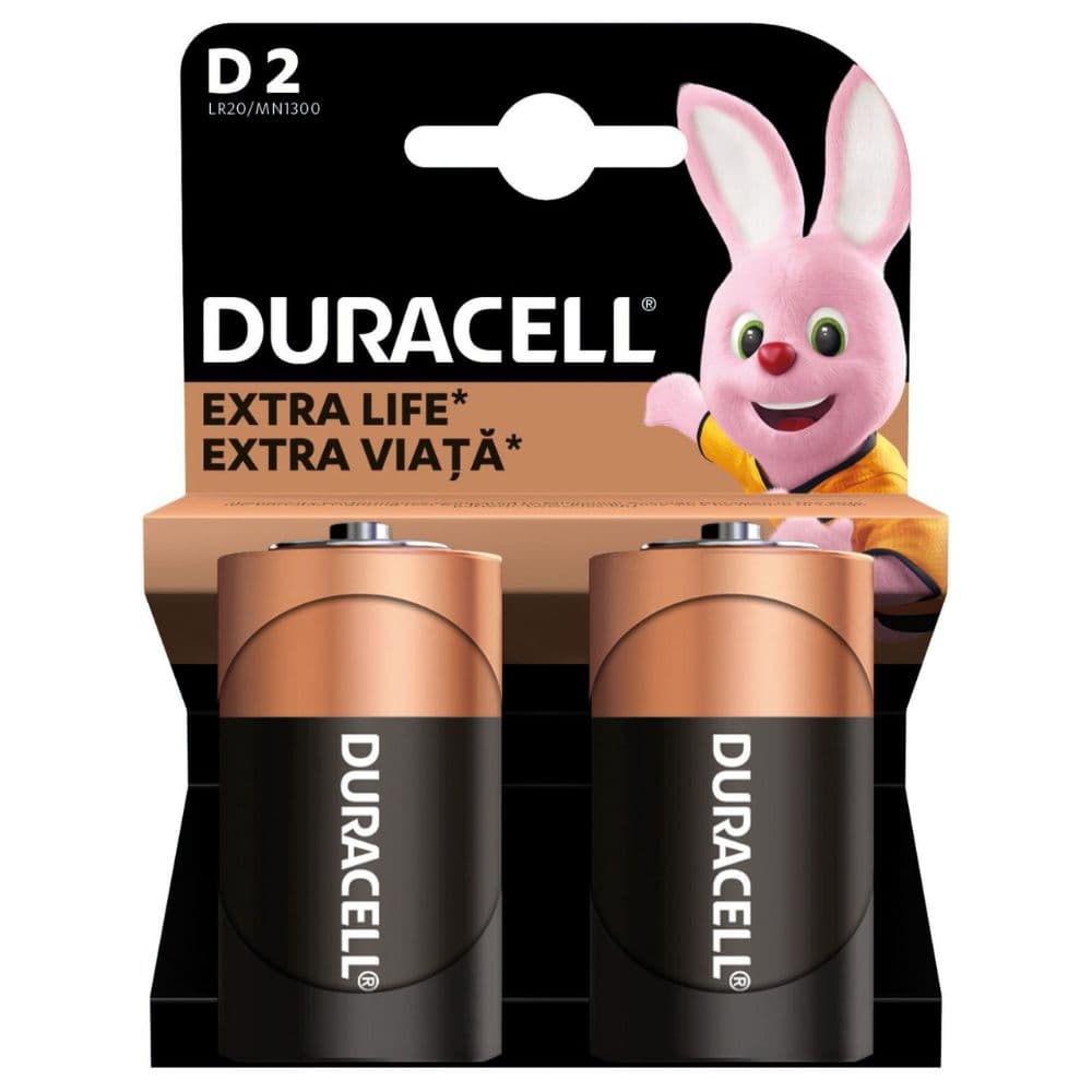 Батарейка Duracell LR20/C Power Plus 1.5V 2шт