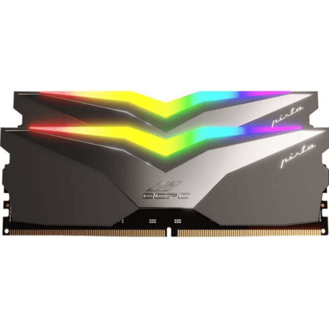 Оперативна пам'ять OCPC PISTA RGB C40 Titan DDR5 32Gb 6000MHz 2x16Gb Retail Kit (MMPT2K32GD560C40T)