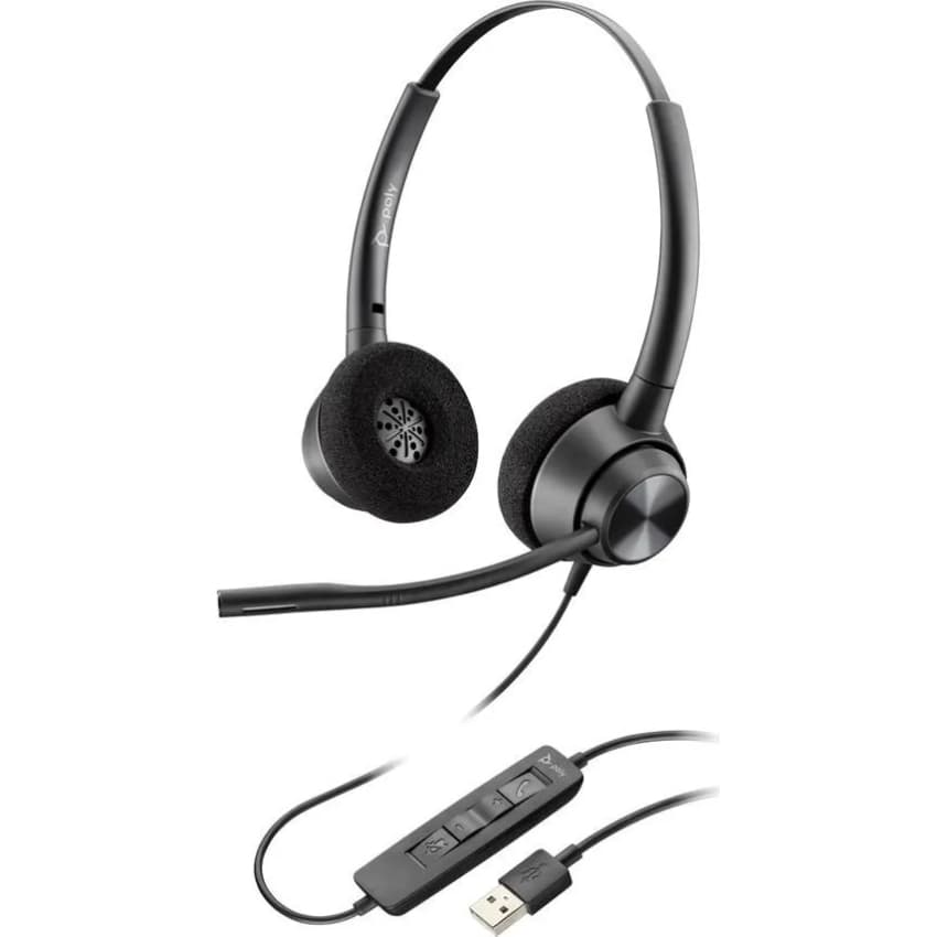 Провідна гарнітура Poly EncorePro 320 USB-A Stereo Black (767G0AA)
