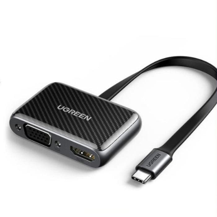 Перехідник Ugreen CM303 USB 2.0 - HDMI VGA HDMI 1.4b Black (70549)