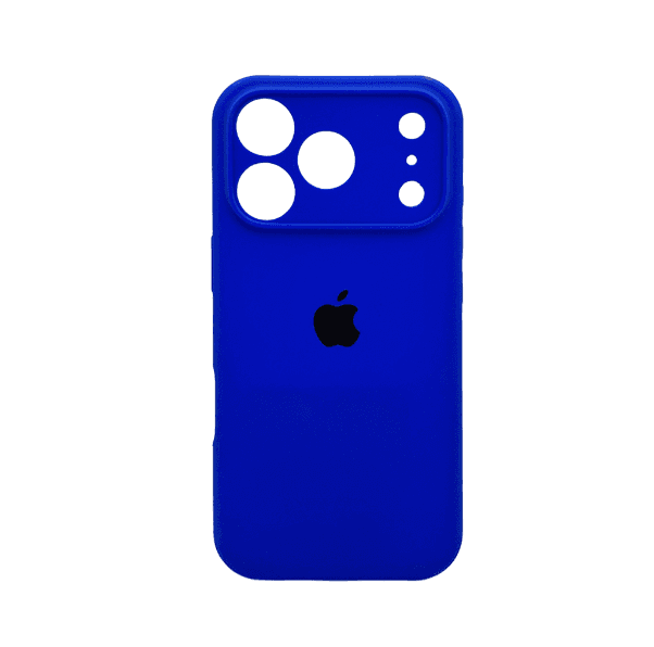 Защитный чехол-накладка Silicone Full Case AA Camera Protect для Apple iPhone 17 Pro Max Shiny Blue (FullAAi17PM-45)