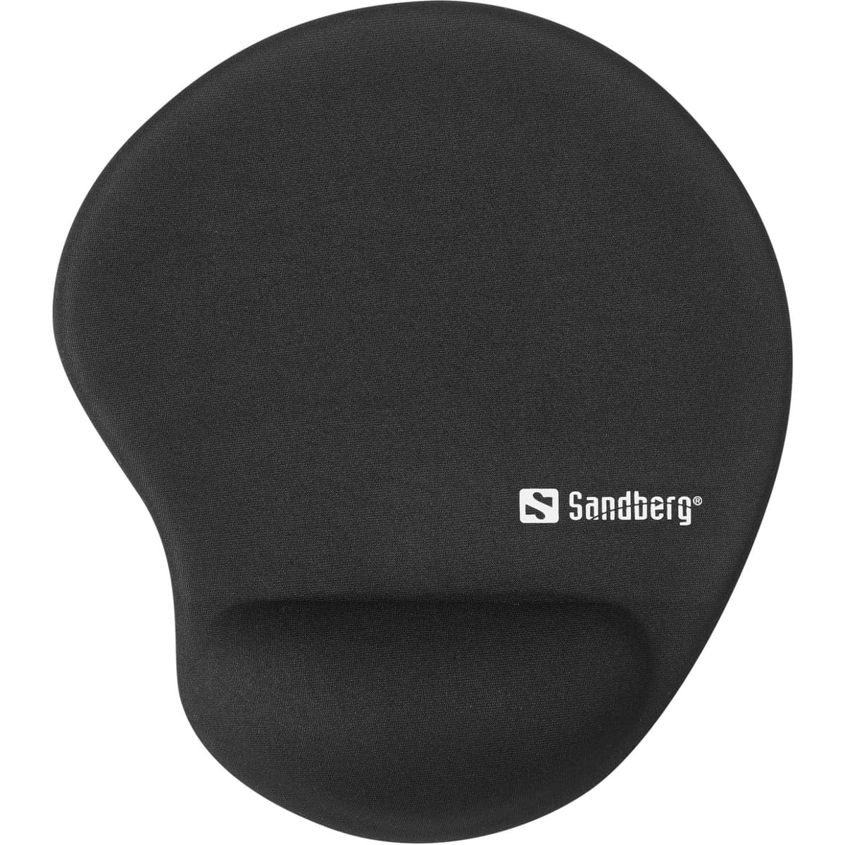 Килимок для мишки з підтримкою зап'ястя Sandberg Gel Mousepad with Wrist Rest 230х200х2мм Black (820-98)