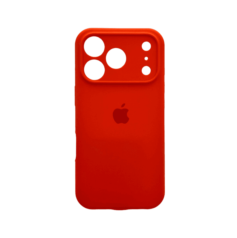 Защитный чехол-накладка Silicone Full Case AA Camera Protect для Apple iPhone 17 Pro Max Apricot (FullAAi17PM-2)