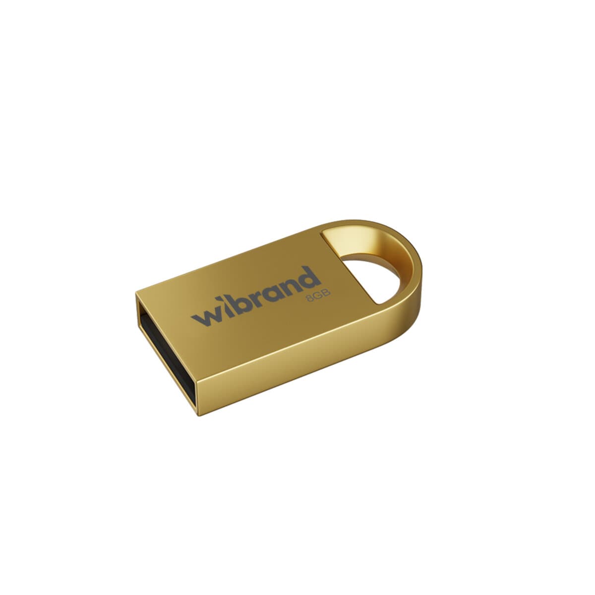 Флеш память флешка Wibrand Lynx 8Gb USB 2.0 Gold (WI2.0/LY8M2G)