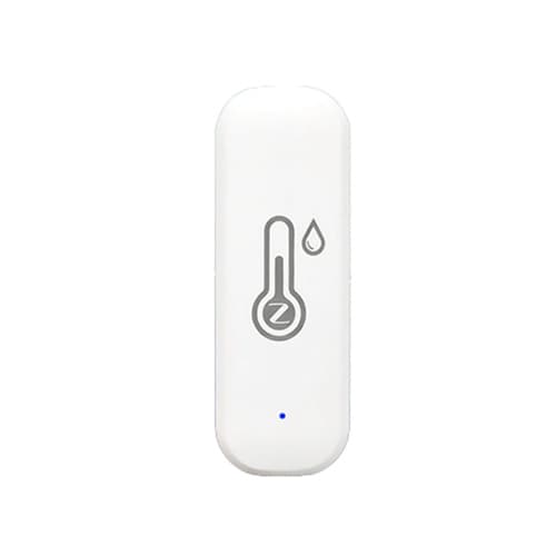 Датчик температури та вологості міні для розумного будинку Zigbee 3.0 2xAAA White (1087110)