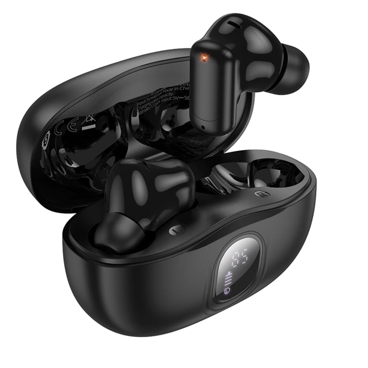Беспроводные наушники BOROFONE FQ4 Lighten true wireless ANC+ENC noise reduction BT5.4 headset 400mAh Black