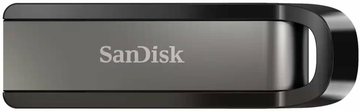 Флеш пам'ять флешка Flash SanDisk Extreme GO 128Gb USB 3.2 Black (SDCZ810-128G-G46)
