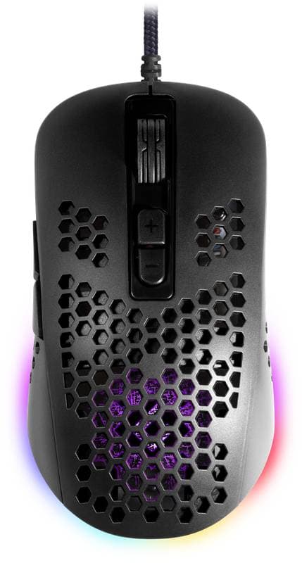 Ігрова провідна мишка Defender Shepard GM-620L 12800 dpi 7кн RGB Black (52620)