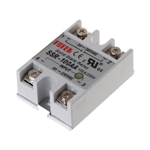 Однофазне твердотільне реле Fotek SSR-100AA 100A AC-AC (287733)