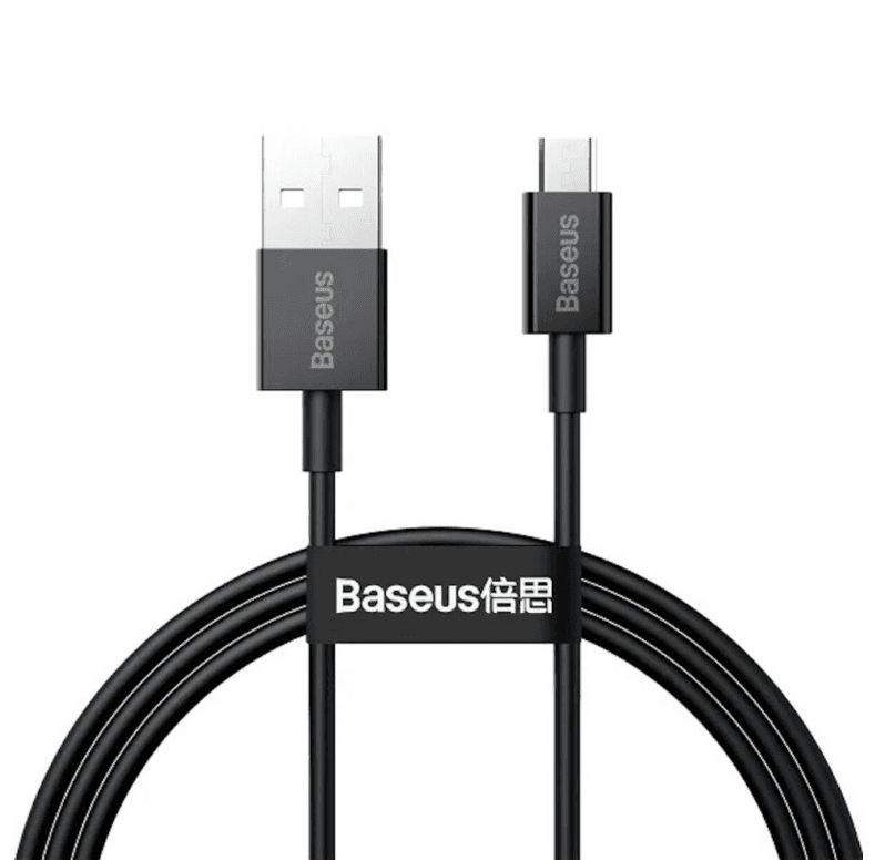 Кабель Baseus Superior Series Fast Charging Data Cable USB to MicroUSB 2A 2m Black (CAMYS-A01)