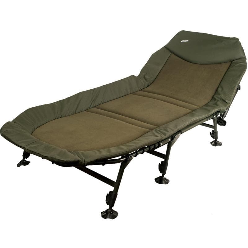 Карпова туристична розкладачка Ranger BED 83 до 160кг PVC 600D Green (RA5505)