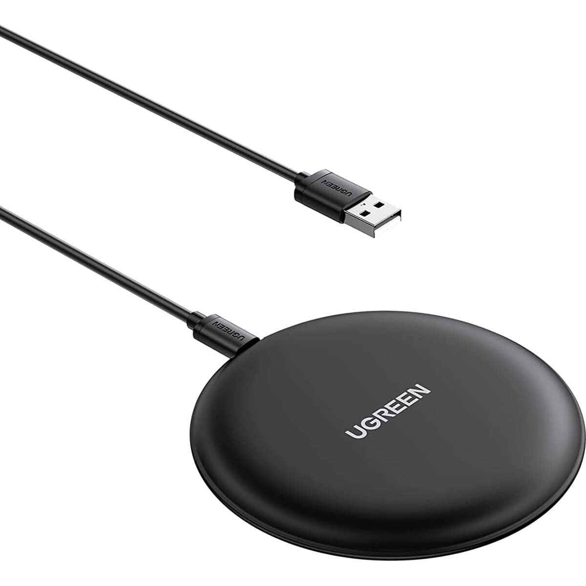 Беспроводное зарядное устройство UGREEN CD186 Wireless Charging Pad QC2.0 Black (UGR-15112)