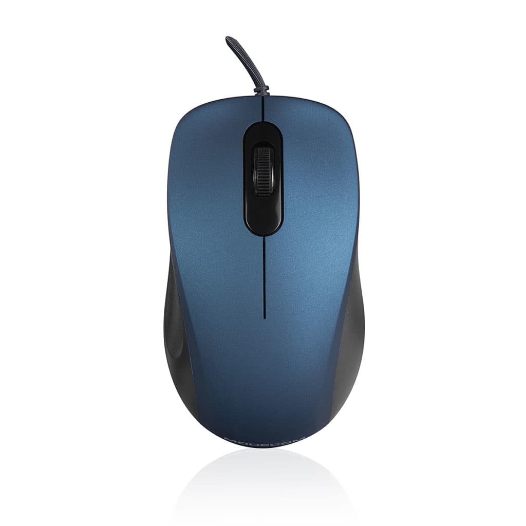 Проводная мышка Modecom MC-M10S 3кн 1000dpi USB Silent Blue (M-MC-M10S-400)