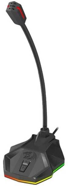Ігровий стрімінговий настільний мікрофон Redragon Stix GM99 USB Black (77270)