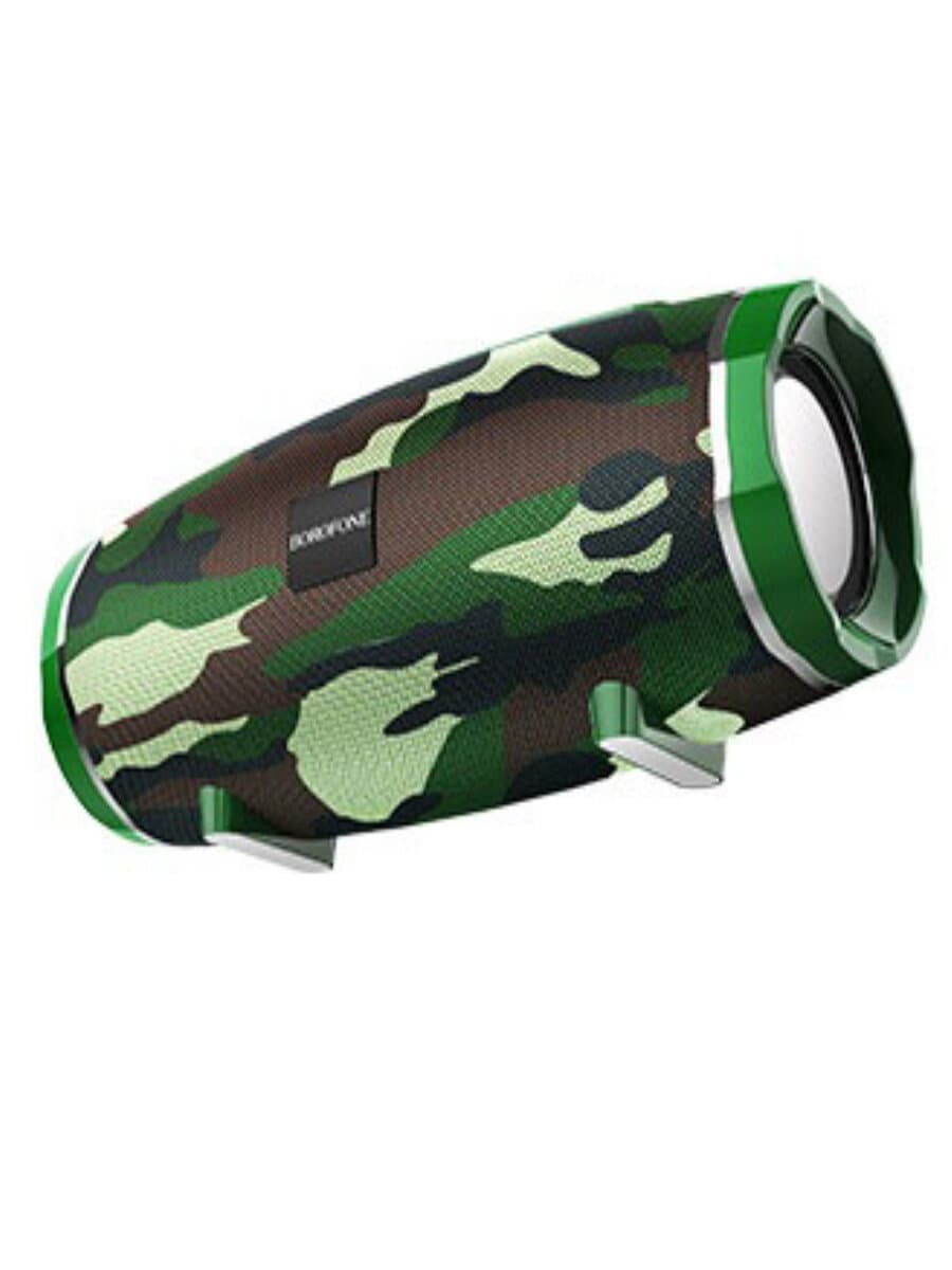 Беспроводная портативная колонка BOROFONE BR3 Rich sound sports wireless speaker BT5.0 1200mAh Camouflage Green (BR3CE)