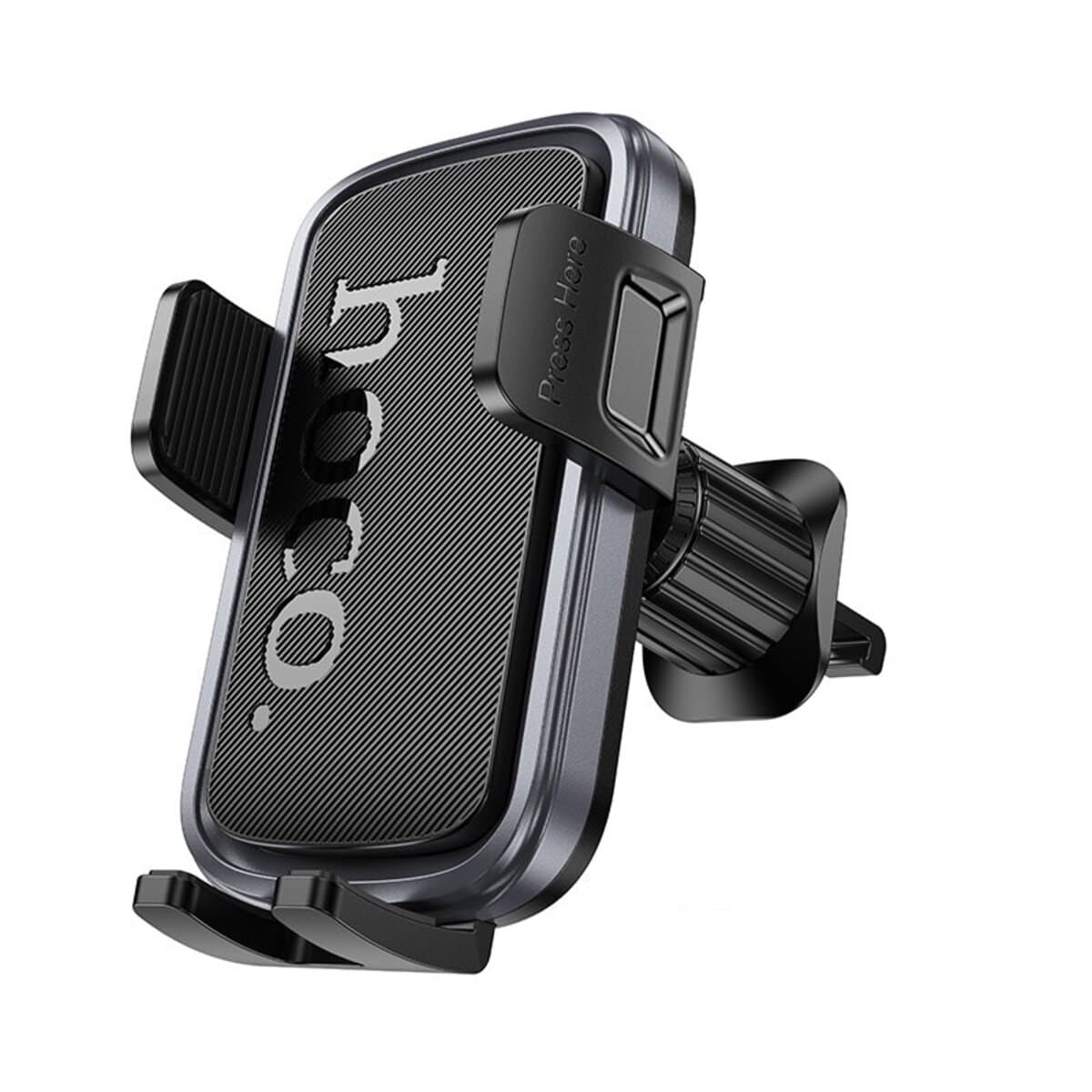 Держатель для телефона автодержатель HOCO H78 Vista push-type car holder air outlet Black