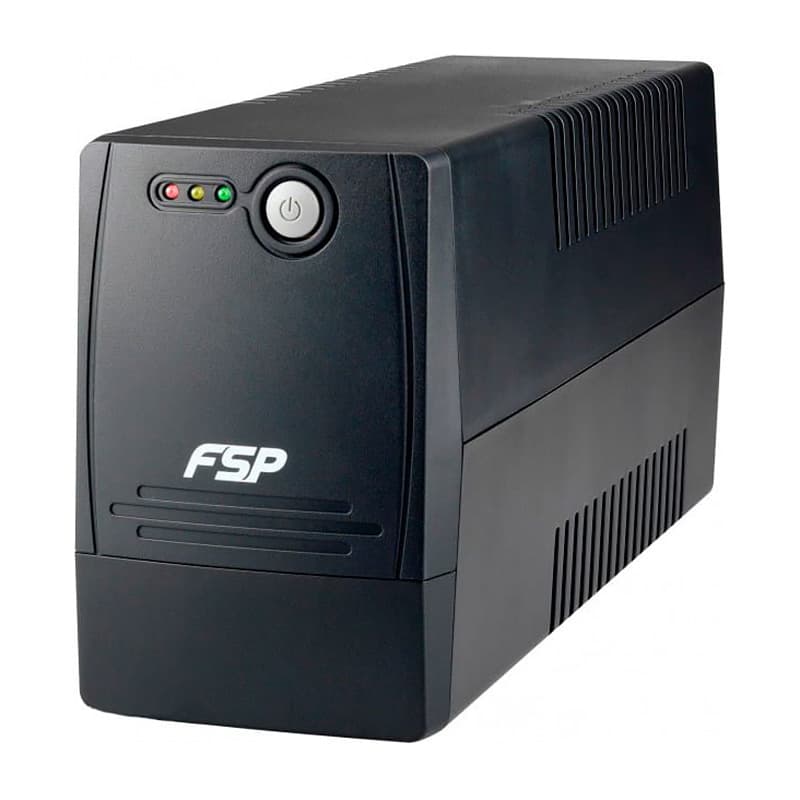 Джерело безперебійного живлення ДБЖ FSP FP1000 1000ВА/600Вт Line-Int IEC*4 USB/RJ45 AVR Black (PPF6000624)