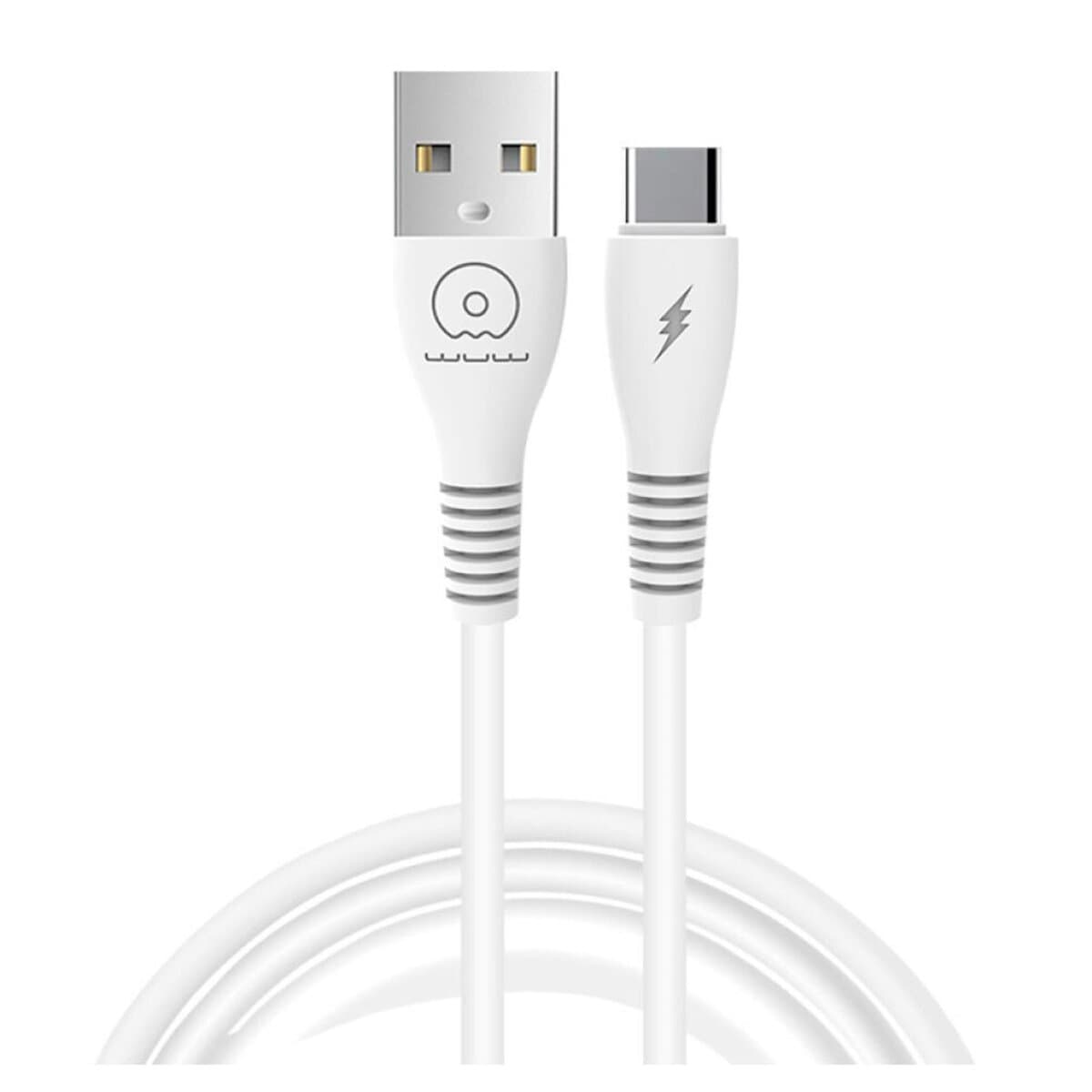Кабель WUW-X195 USB to Type-C 2.4A 1m White (WUW-X195TC)