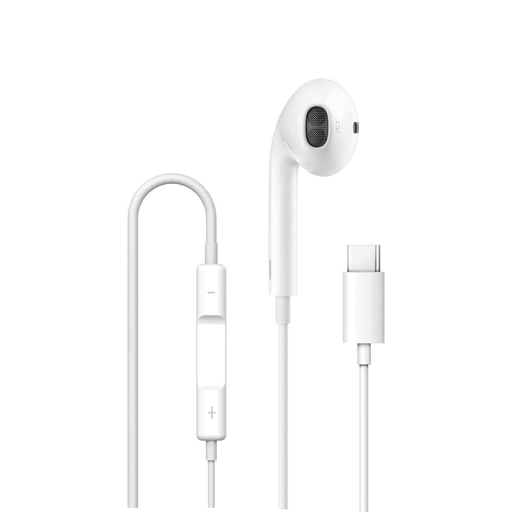 Провідні навушники WIWU EB307 Solobuds Wired Earbuds Type-C 1.2м White