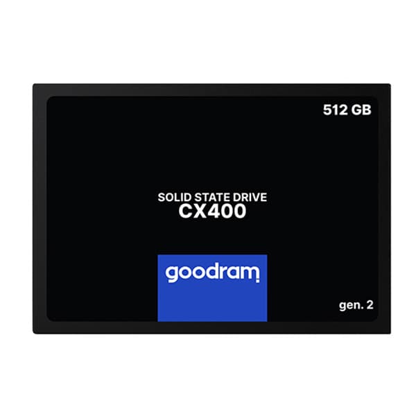 Твердотільний накопичувач GoodRAM CX400 SSD 512GB SATA III 2.5" 3D NAND (SSDPR-CX400-512-G2)