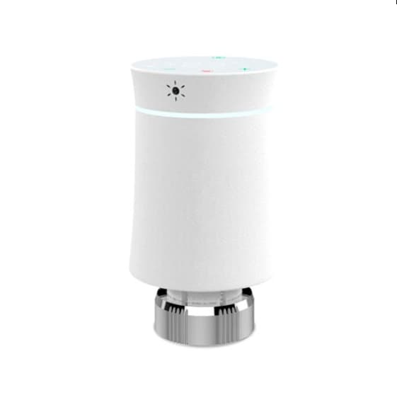 Радіаторний бездротовий термостат термоголовка Moes BRT-100 Zigbee IP20 2xAA White (537286)