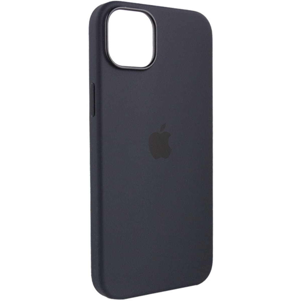 Захисний чохол-накладка Silicone Full Case AAA MagSafe IC для iPhone 14 Midnight (Orig14Midnight)
