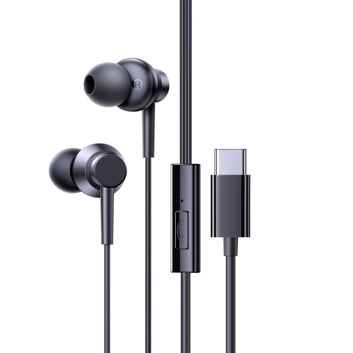 Дротові навушники Baseus Encok CZ11 Wired Earphones Cluster Type-C 1.1m Black (A00164300113-Z1)