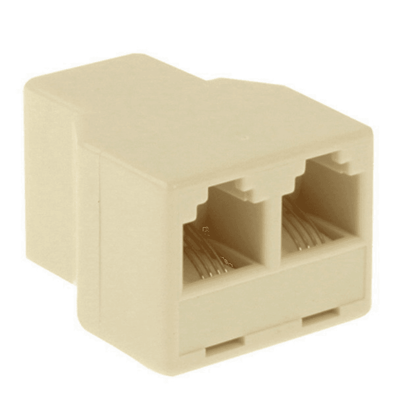 Спліттер конектор RJ45 to 2xRJ45 по витій парі розгалужувач (283871)