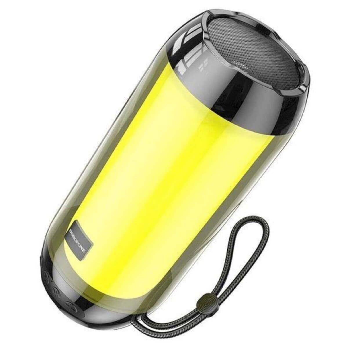 Бездротова портативна колонка BOROFONE BR25 Crazy sound colorful luminous 10W BT5.3 speaker 1200mAh Black