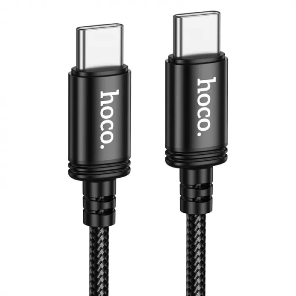 Кабель HOCO X91 Radiance 60W charging data cable for Type-C to Type-C 3m Black