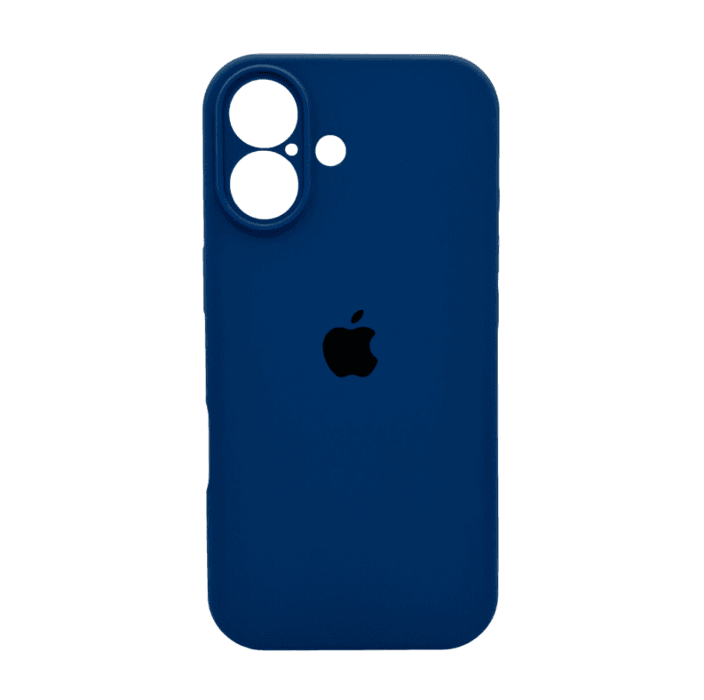 Защитный чехол-накладка Silicone Full Case AA Camera Protect для Apple iPhone 17 Blue (FullAAi17-16)