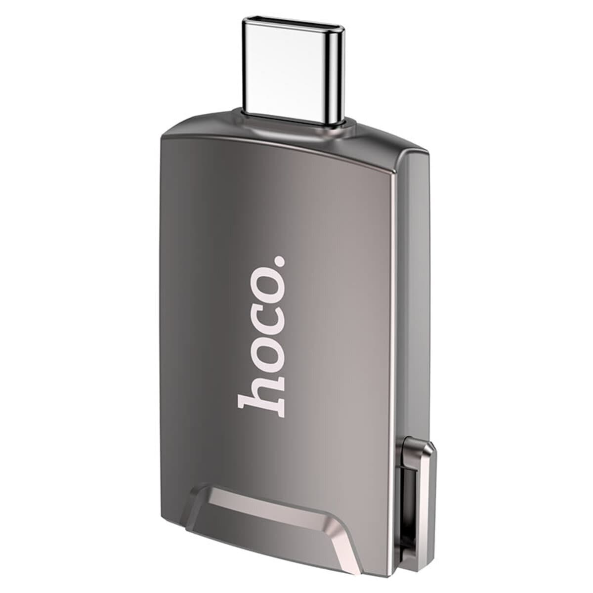 Перехідник HOCO UA19 Easy flow Type-C to HDTV Adapter Metal Grey