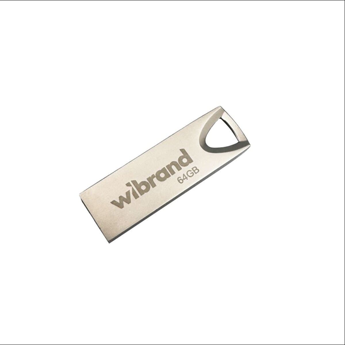 Флеш память флешка Wibrand Taipan 64Gb USB 2.0 Silver (WI2.0/TA64U2S)