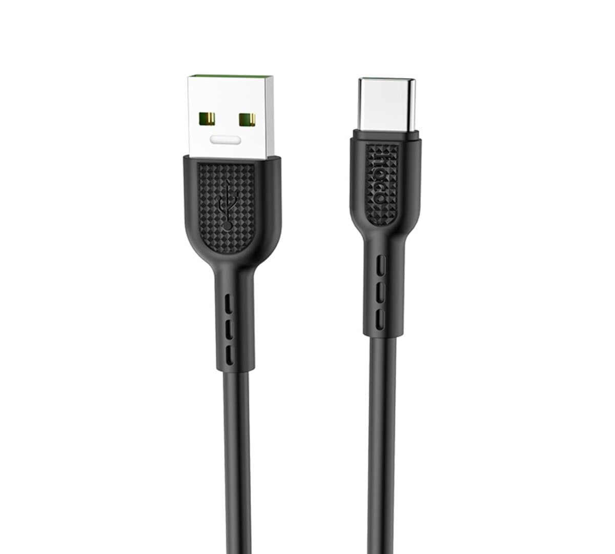 Кабель HOCO X33 USB to Type-C 1m 5A 40W Surge charging data cable Black