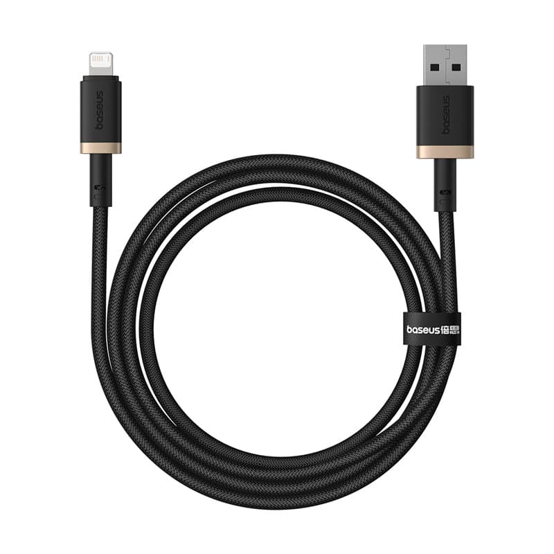 Кабель Baseus Dura Series Fast Charging Cable USB to Lightning 2.4A 1m Black (P10377801U01-00)