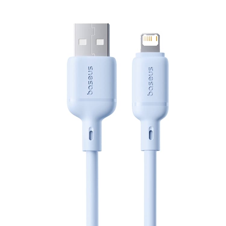 Кабель Baseus Silky Series Fast Charging Cable USB to Lightning 2.4A 1m Galaxy Blue (P10377702313-00)