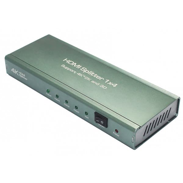 Видеоразветвитель 4xHDMI v1.4a 3D 4K*2K Black (B00176)