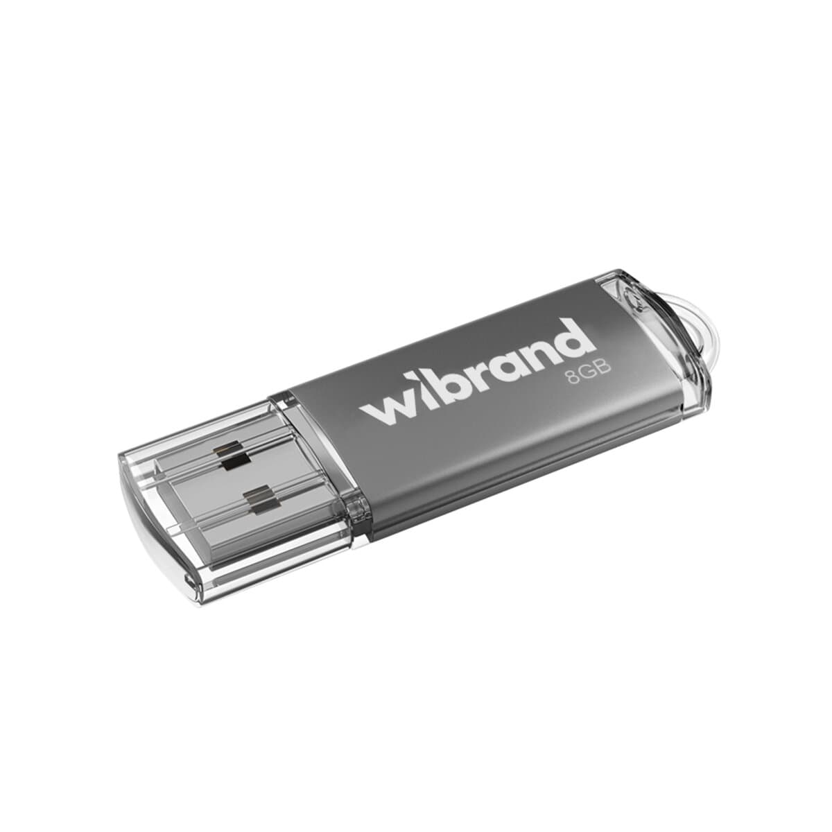 Флеш память флешка Flash Wibrand Cougar 8Gb USB 2.0 Silver (WI2.0/CU8P1S)