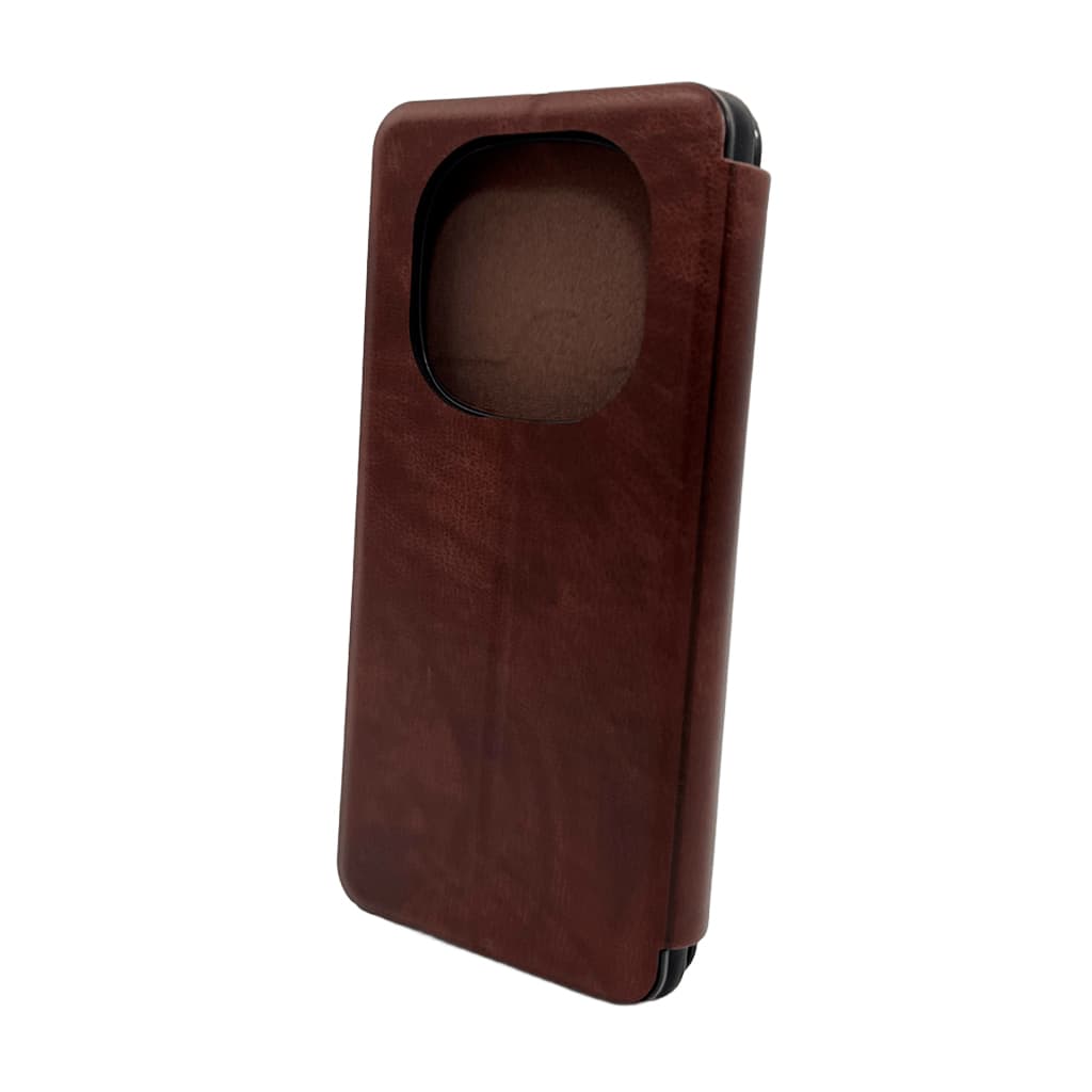 Защитный чехол-книжка Leather Premium для Xiaomi Redmi Note 14 Pro 4G Red (LPRRmNt14Pro4GRed)