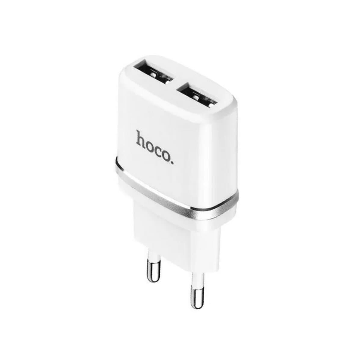 Зарядное устройство HOCO C12 Smart 2xUSB charger 12W 2.4A White